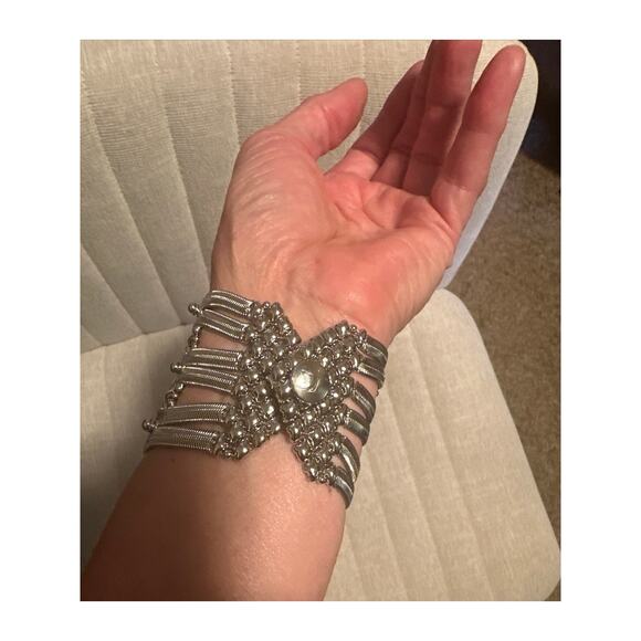 SERGIO GUTIERREZ LIQUID METAL MESH  BRACELET; 7.5" - Picture 2 of 6